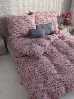 Простынь на резинке перкаль Сказка "Султан" 180x200 см