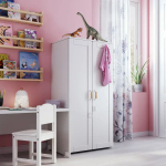 Шкаф - PLATSA/ SMÅSTAD / SMАSTAD  IKEA/ ПЛАТСА/СМОСТАД  ИКЕА, 60x40x123 см, белый