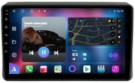 Магнитола для Renault Arkana 2019+, Duster 2020+ (большой экран) - FarCar BM1222M QLED, Android 12, ТОП процессор, 4Гб+32Гб, CarPlay, 4G SIM-слот