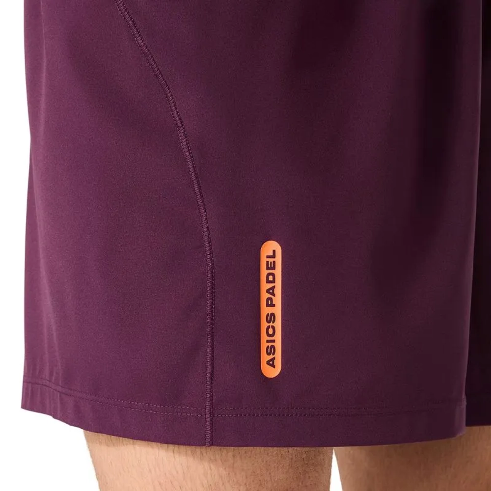Мужские теннисные шорты Asics Padel Court 7in Short - dark aubergine