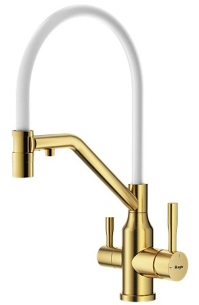 Смеситель для кухни со съемным изливом на магните и подключением фильтра питьевой воды R81.62.03