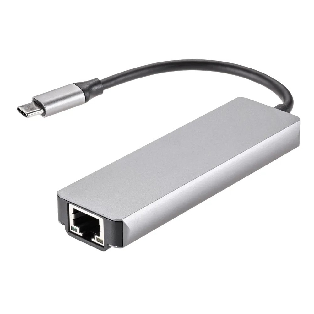 AOpen ACU435M Адаптер USB 3.1 Type-Cm -&gt;HDMI A(m) 4K@30Hz, RJ45, 2XUSB3.0, PD, iOpen