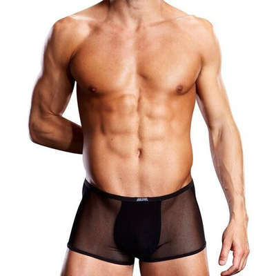 Боксеры из сетки со вставкой из микрофибры SM (46-48) (Цвет: черный)