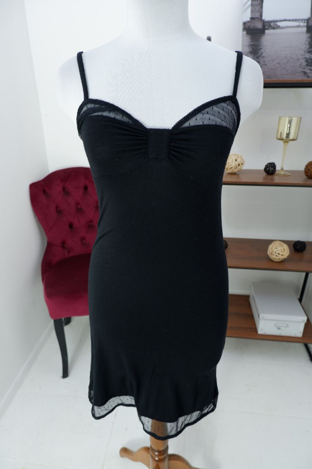 Комбинация Etam красивая с кружевом 42 размер