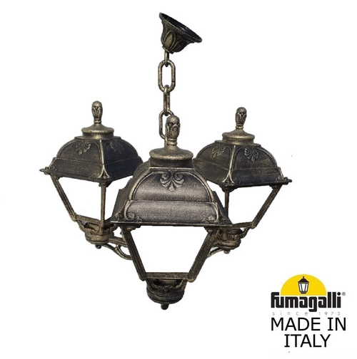 Уличный подвесной светильник Fumagalli CEFA U23.120.S30.BYF1R