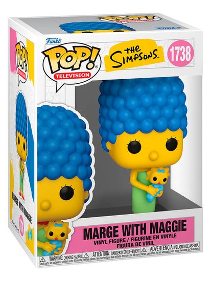 Фигурка Funko POP! TV Simpsons S11 Marge With Maggie (1738) 86407 / Фигурка Фанко ПОП! по мотивам мультсериала "Симпсоны", Мардж Симпсон