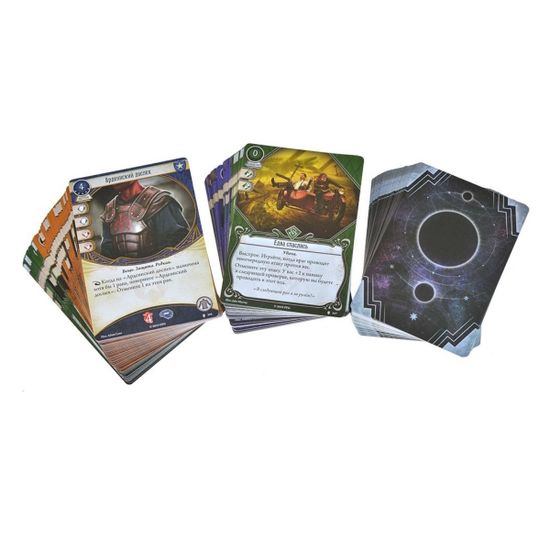 Настольная игра Ужас Аркхэма. Карточная игра: Путь в Каркозу. Сыщики. Дополнение