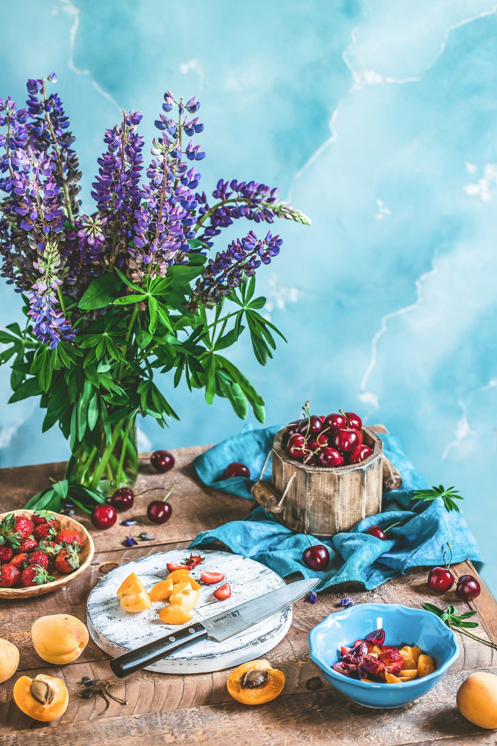 Нож кухонный универсальный 15см Samura 67 Damascus SD67-0023/K