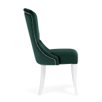 Стул деревянный Woodville Милано 1 зеленый, белый, ножки белые