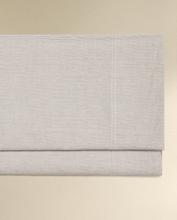 Zara Home - Полосатая простыня, серый, 210x280 см