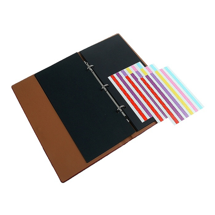 Фотоальбом 10 черных листов "Портфолио" 28,5х15,5х1,5 см.