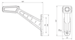 Фонарь габаритный Fristom FT-146 P LED Правый
