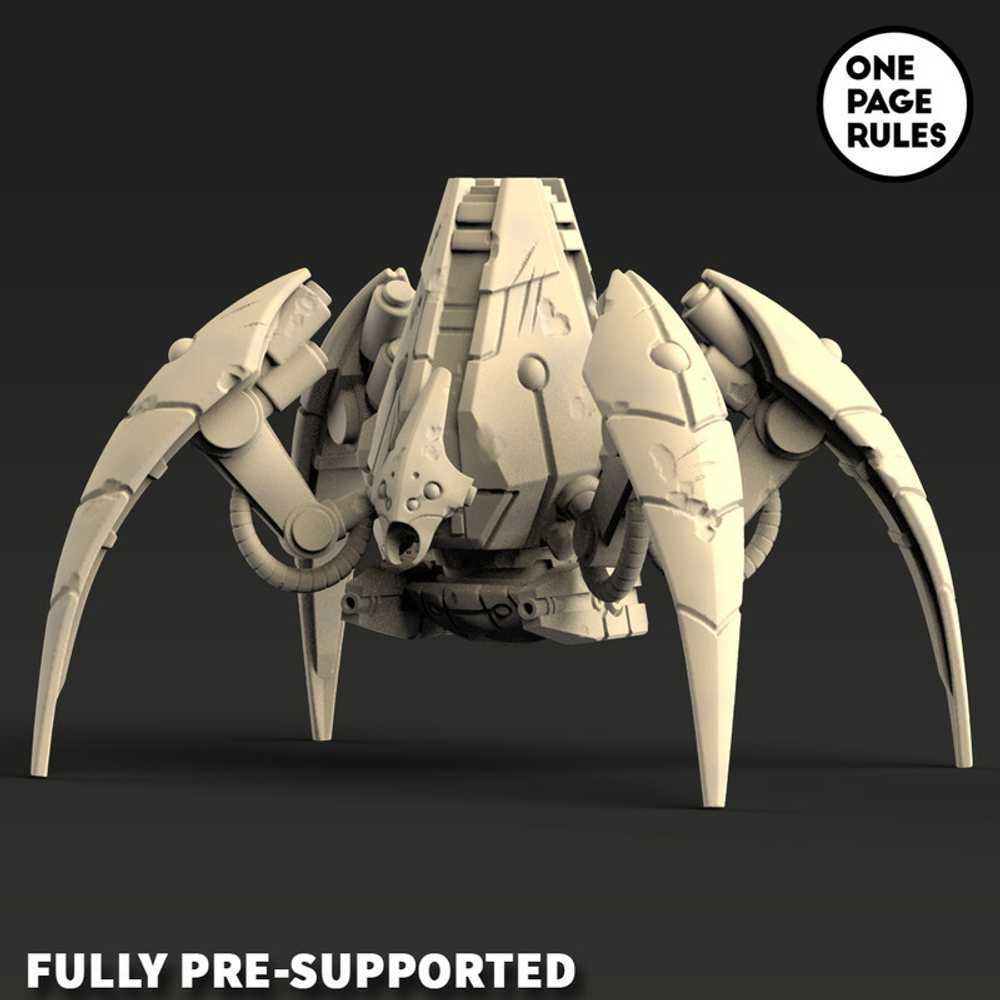 Xenos Armies Necrons Necron Necron Triarch Stalker Necron Canoptek Spyder миниатюра для dnd, днд, pathfinder, фентези, Настольная игра, НРИ, Варгейм, РПГ