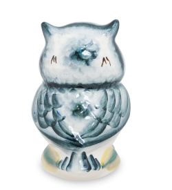 ГЛ- 270 Фигурка «Сова» ср. цв.(Гжельский фарфор)
