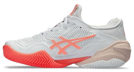 Женские Кроссовки теннисные Asics Court FF 3 Clay - white/sun coral