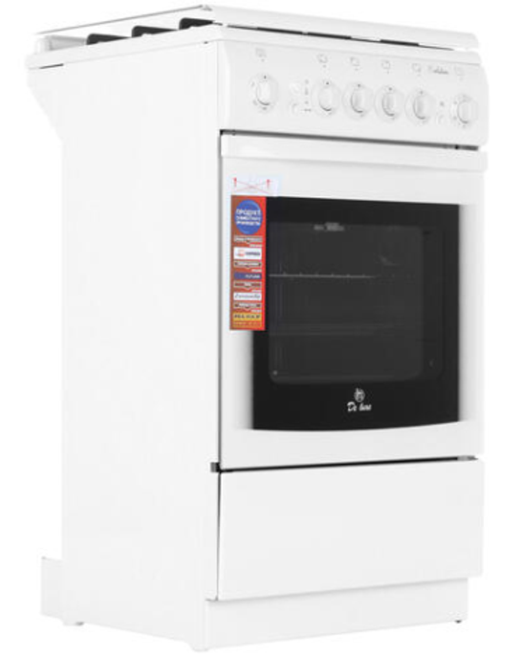 Плита газовая DE LUXE 5040.31г (кр) ЧР/СР