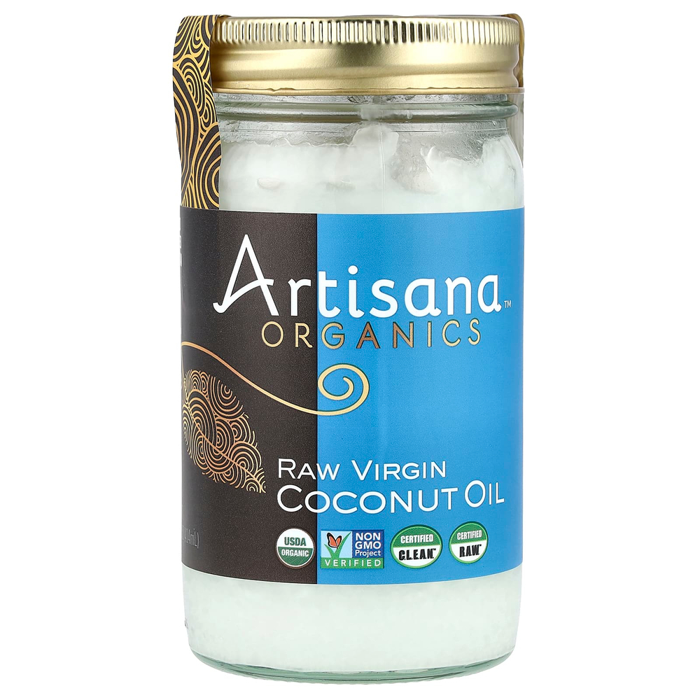 Artisana, Organics, сырое кокосовое масло, первого отжима, 414 г (14 унций)