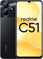 Смартфон realme C51 4/128 ГБ RU, Dual nano SIM, черный