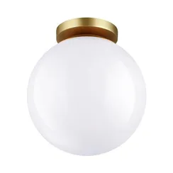 4248/1C HIGHTECH ODL21 505 золотист/металл/белый/акрил Потолочный светильник IP44 E27 LED max 9W BOSCO