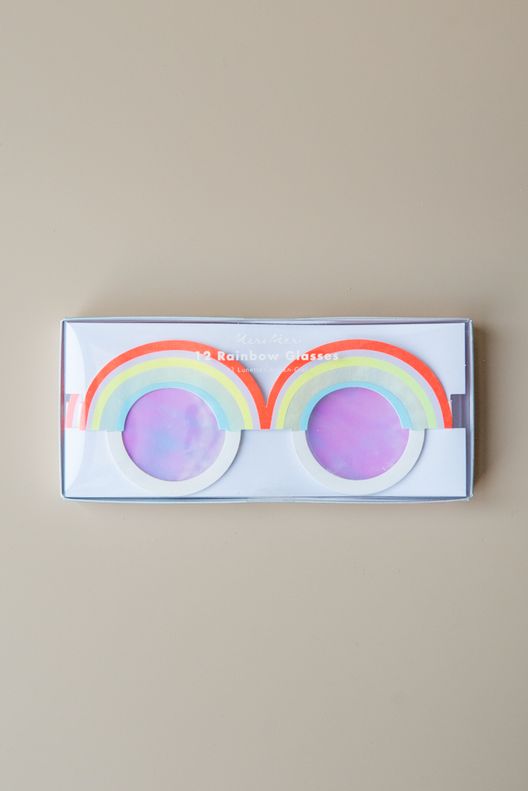 Очки "Радуга" (в наборе 12 шт) / Meri Meri