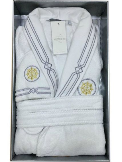 ELEGANZE махровый мужской халат с тапочками Maison Dor Турция