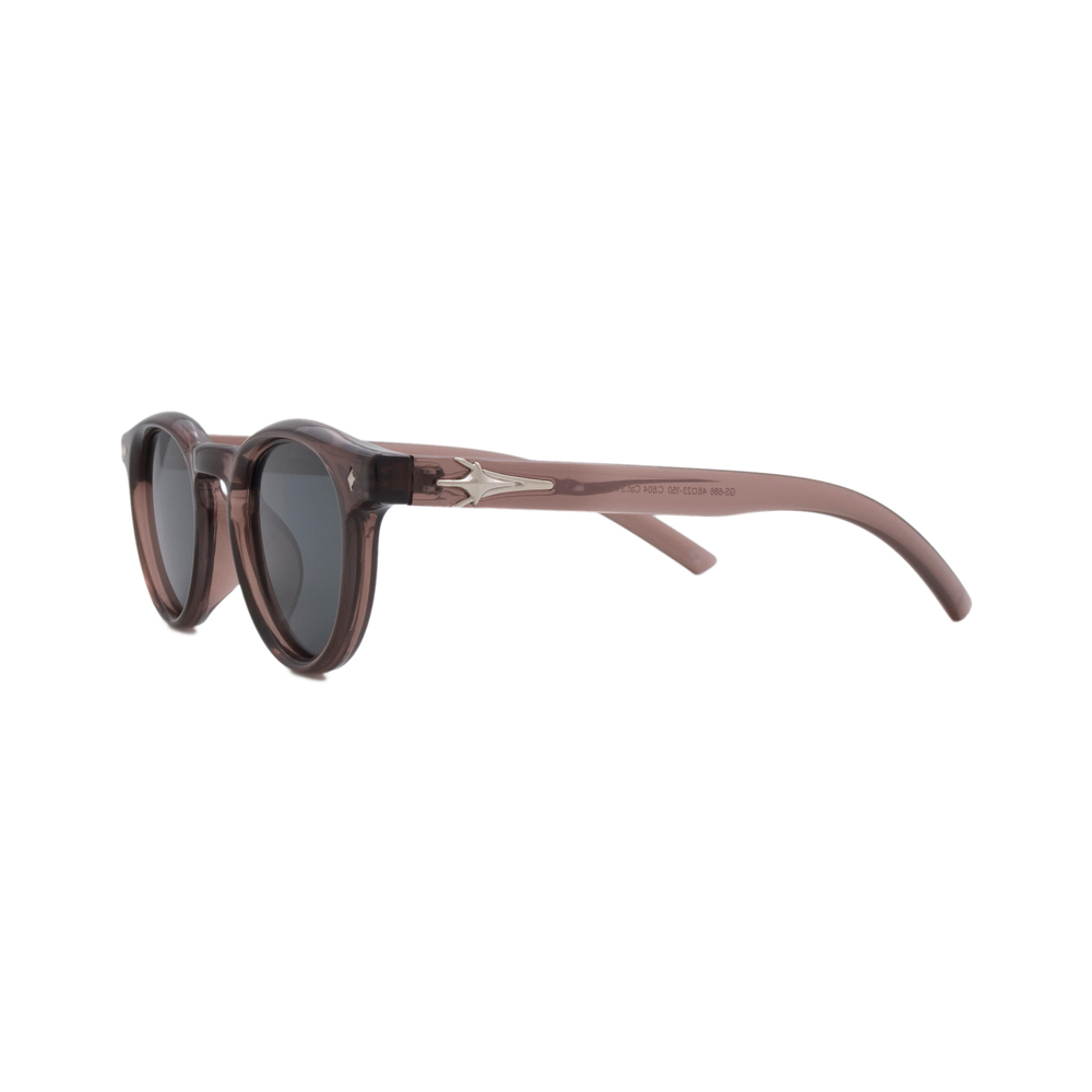 Очки Genex Sunglasses 686 c.604 панто прозрачно-коричневые