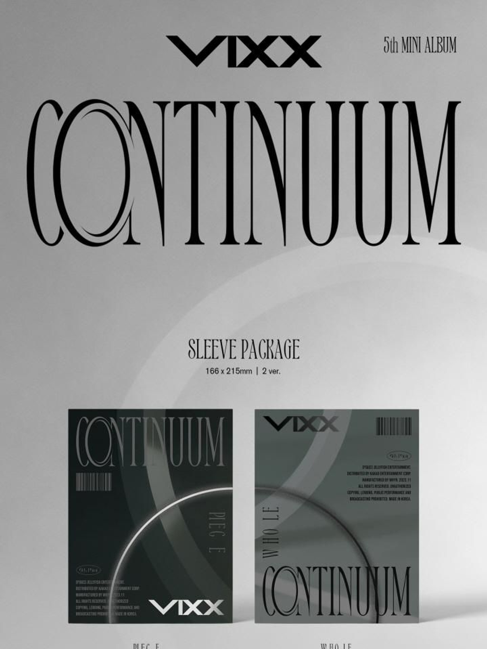 Альбом VIXX - CONTINUUM 5th Mini Album RANDOM Version
