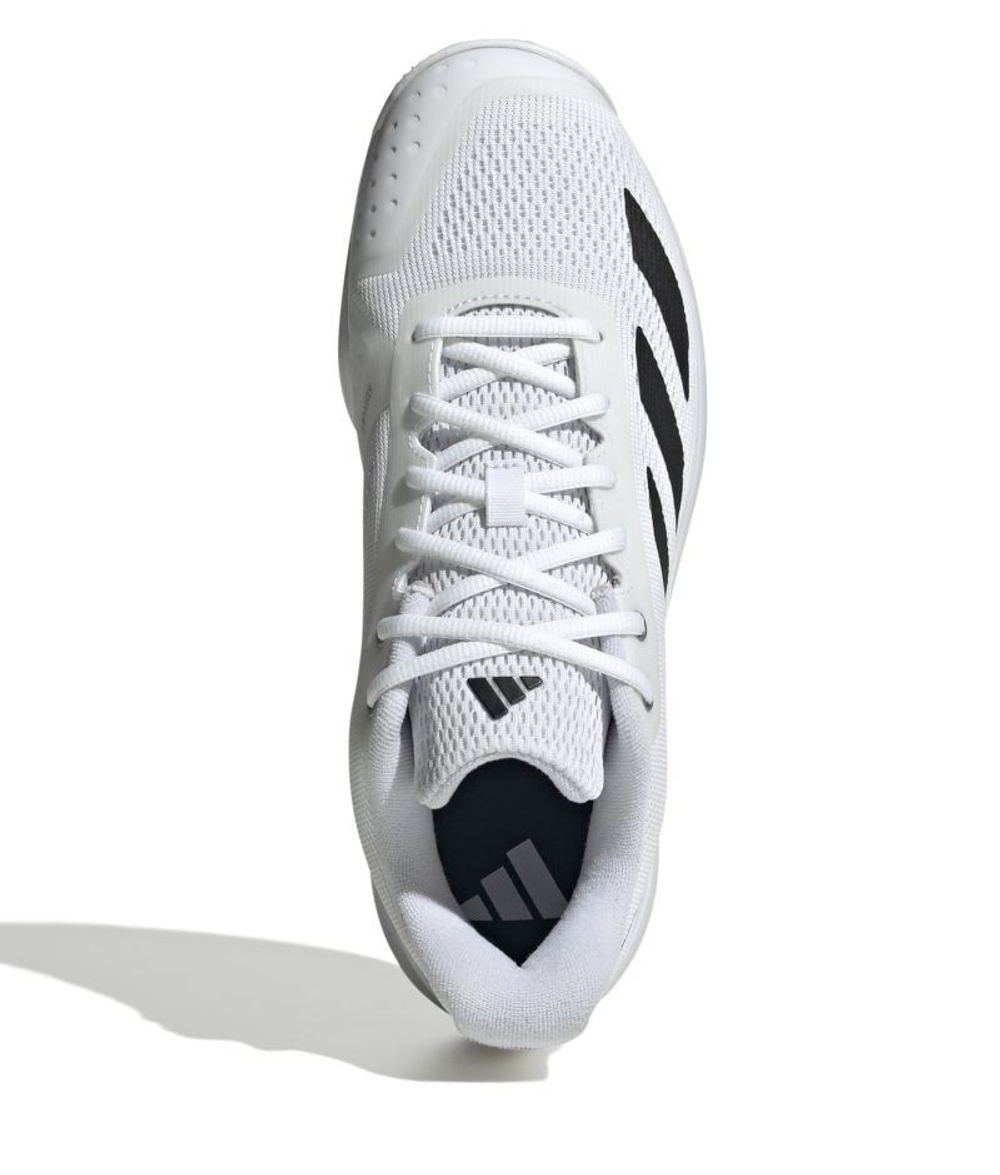 Мужские кроссовки теннисные Adidas Courtflash Speed 2 - белое облако/белое облако/основной черный