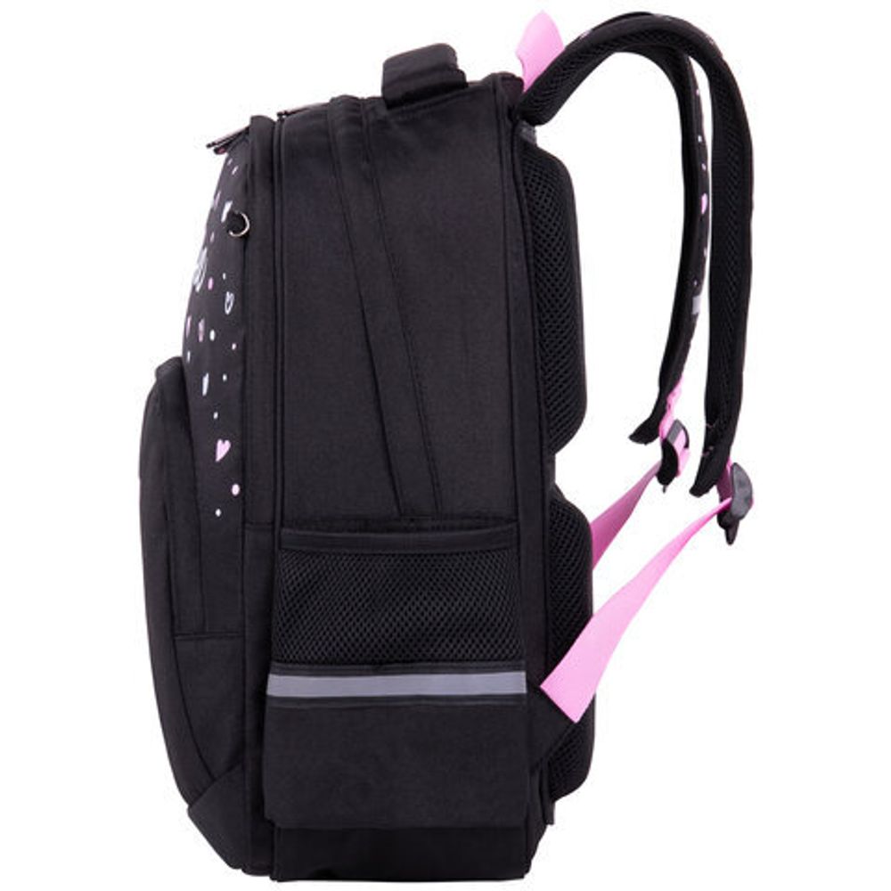 Рюкзак BRAUBERG SOFT, 2 отделения, "I love coffee", СВЕТЯЩИЙСЯ, 40х31х15 см, 270611