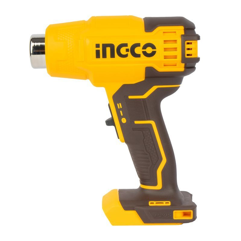 Фен строительный аккумуляторный INGCO HGLI2002 20В без акб