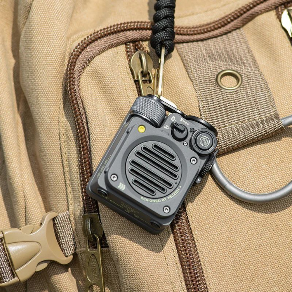 Беспроводная колонка Muzen Sticker красная