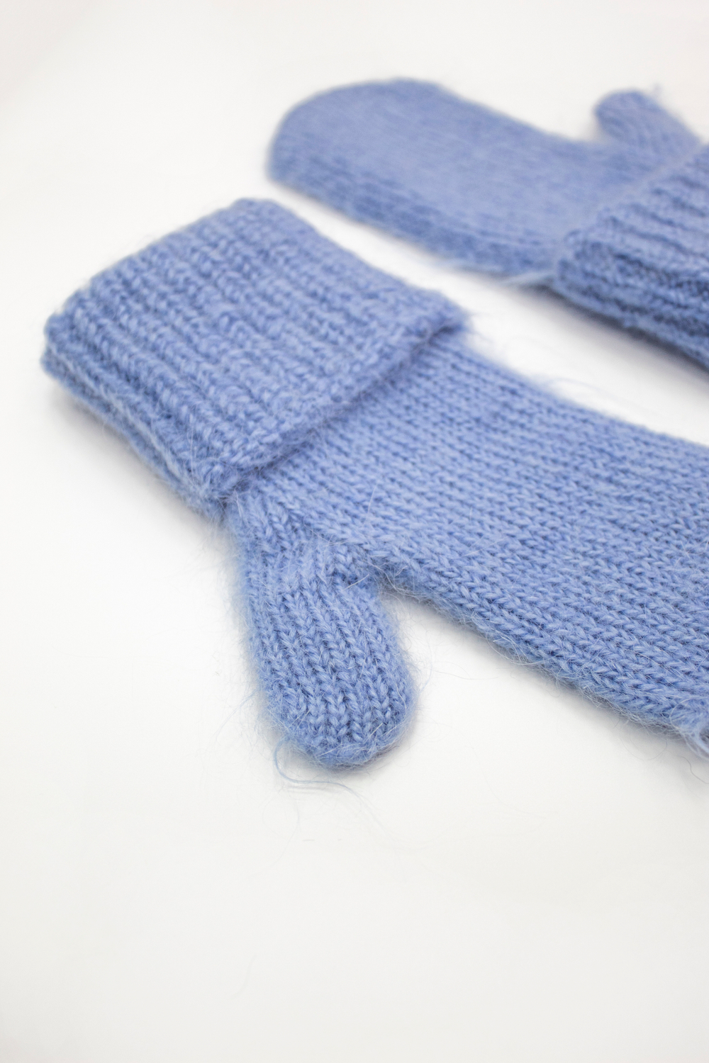Варежки В203-04 голубые