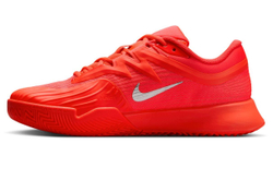Женские теннисные кроссовки Nike Zoom Vapor Pro 3 Clay Premium - bright crimson/metallic silver