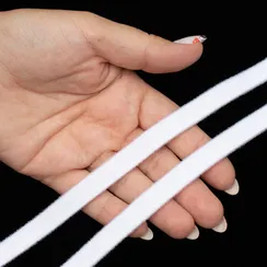 Ворсовая тесьма под каркасы белая (цв. 001), Arta-F