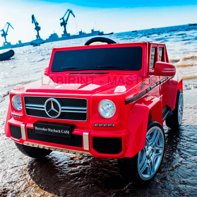Электромобиль детский "Mercedes-Benz  G650",12V, красный