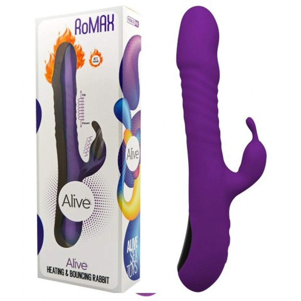 Вибратор-кролик Romax фиолетовый от Alive