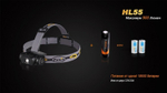 Фонарь светодиодный налобный Fenix HL55 XM-L2 U2, 900 лм, аккумулятор