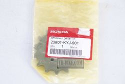 14T. 23801-KYJ-900/23801-KYJ-901. . SPROCKET, DRIVE (14T). Honda CRF250L, CB-CBR250/300, CMX300 Rebel