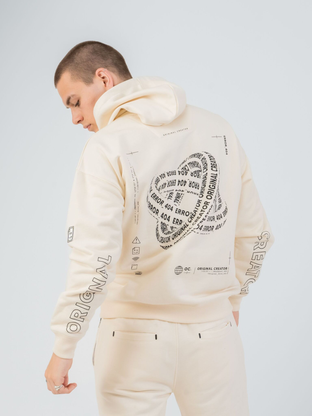 Худи мужское ORIGINAL CREATOR METAVERSE HOODIE, Молочный