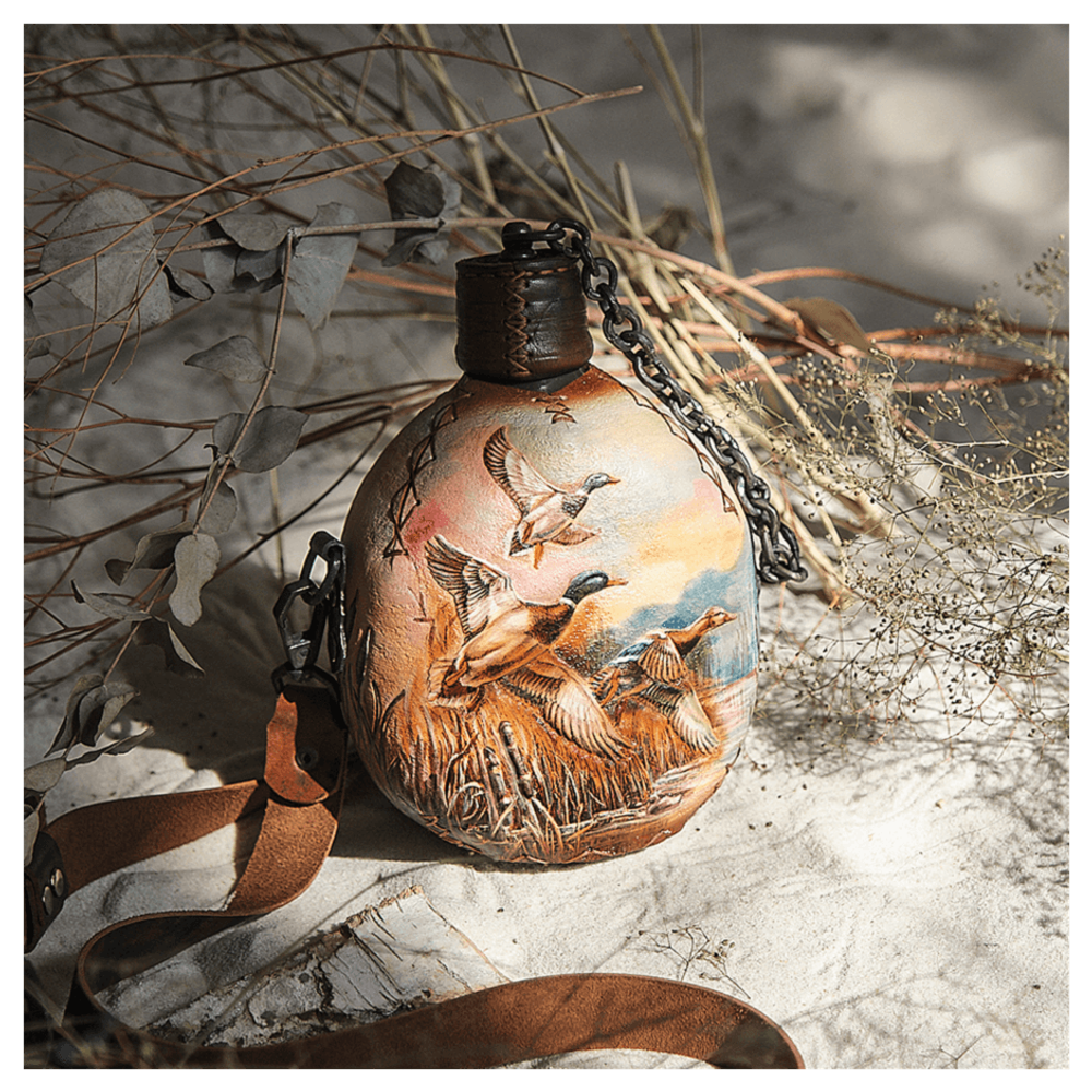 Фляжка ручной работы «Охотничья»