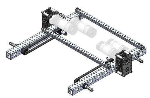 Robits Mecanum Chassis
No Wheels
No Motors