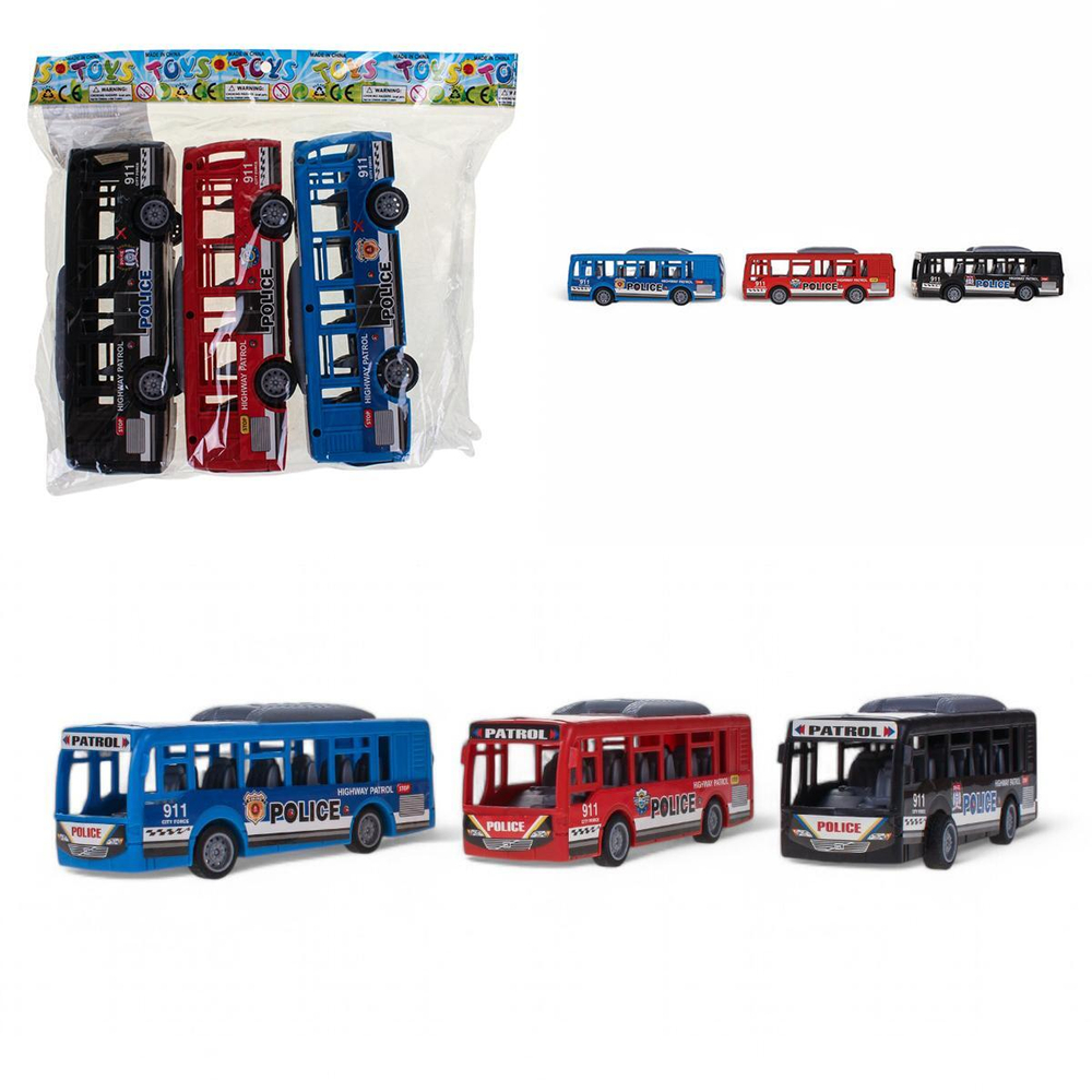 Автобус ин. 17см, пакет XY333-1