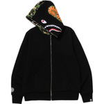 A Bathing Ape Bathing Ape Sweatshirts Moderate No Fleece Lined Zip Closure 0zxswmx08151p черный зеленый