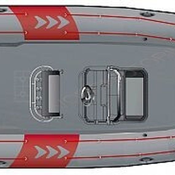 Лодка надувная ZODIAC PRO 750 NEO хайпалон-неопрен ( серая )