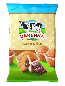 Кексы с Шоколадной начинкой Даренка 500 г