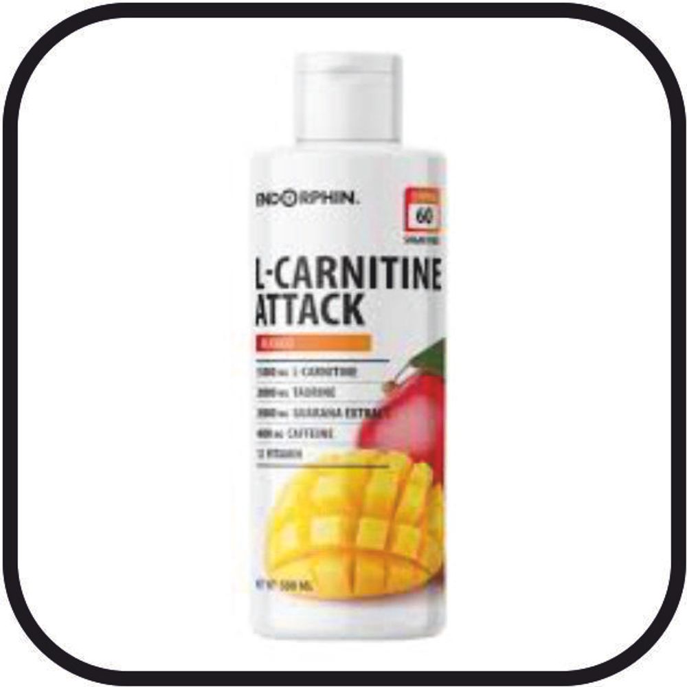 Л-карнитин ENDORPHIN L-Carnitine Attack, 500 мл манго
