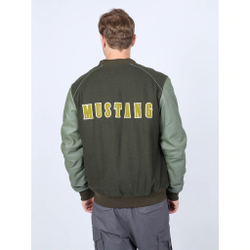Куртка кожаная мужская MUSTANG men's college blouson