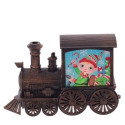 GAEM Изделие декор Паровоз "Гном/Олень/Эльф" (подсвет, AAAх2 н/п) L13 W4,5 H8,5 см, 3в.