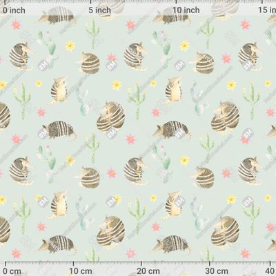 Броненосцы мятный фон by mamka_panamka 536 DPI