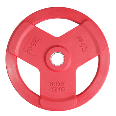 Диск обрезиненный с 3-мя хватами цветной 25 кг